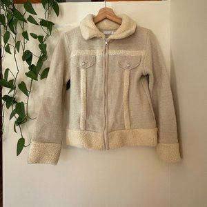 Promod knitted fleece jacket
